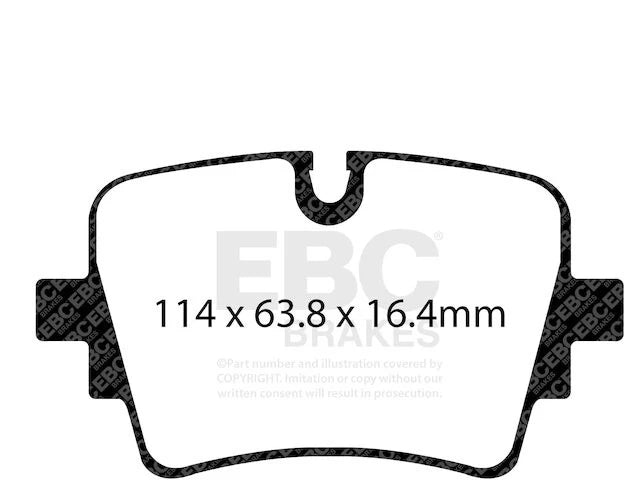 Set of 4 Rear Brake Pads for Jaguar F-Type (2014–2018) NT177MR
