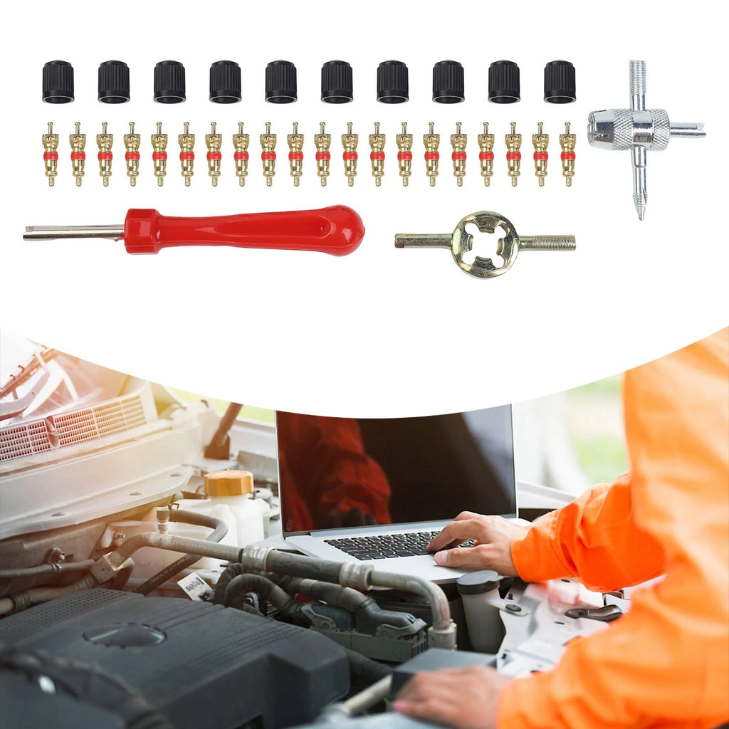 Tire Valve Stem Core Remover Tool for Car Bike (Universal Fit)
