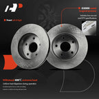 Front Disc Brake Rotors for Jeep Grand Cherokee (1999–2004) Vented