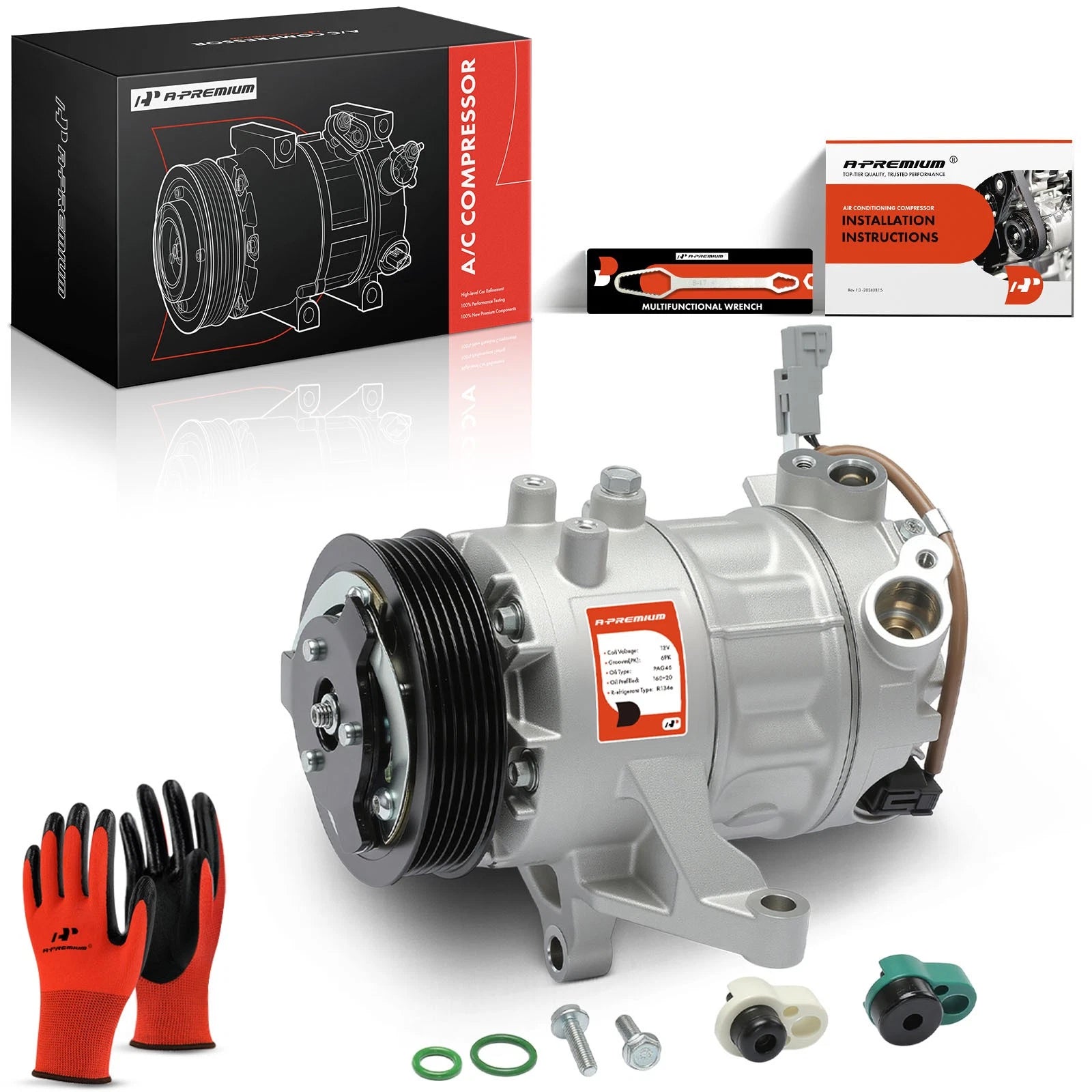 A/C Compressor with Clutch for Subaru Forester (2019–2023)