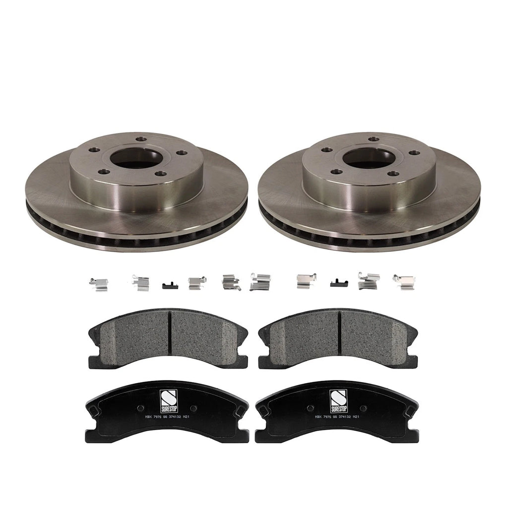 Brake Disc and Pad Kit for Jeep Grand Cherokee (1999–2004)