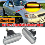 Clear Amber LED Side Marker Light for Lexus IS200 IS300 LS430 Scion xB (2000–2005)