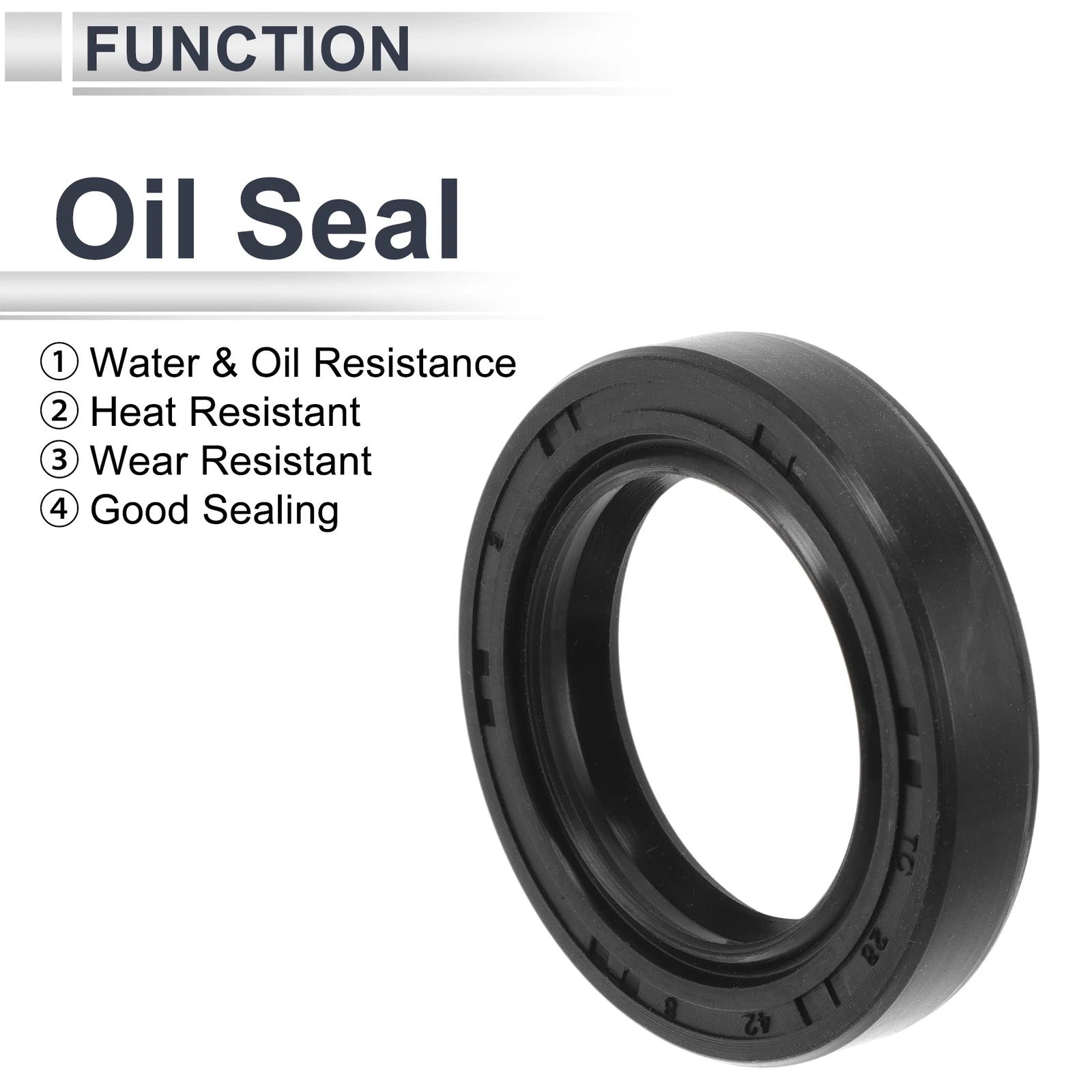 Set of 5 Oil Seal Rotary Shaft Seal TC Ring 28x43x7mm Nitrile Rubber