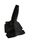 Carbon Fiber Manual Shift Boot for Ford Mustang (2005–2009) Gray Stitch