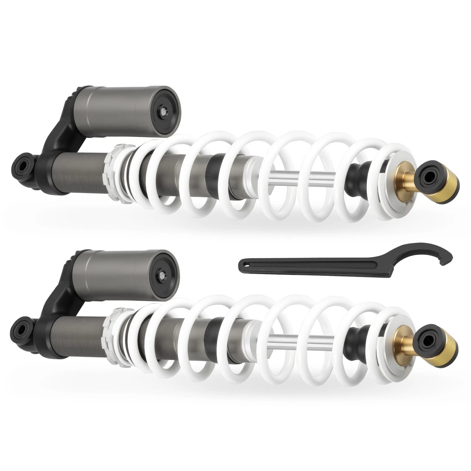 Front Shocks Absorbers for Polaris RZR S 800 EFI (2009–2012) + Adjustable Tool