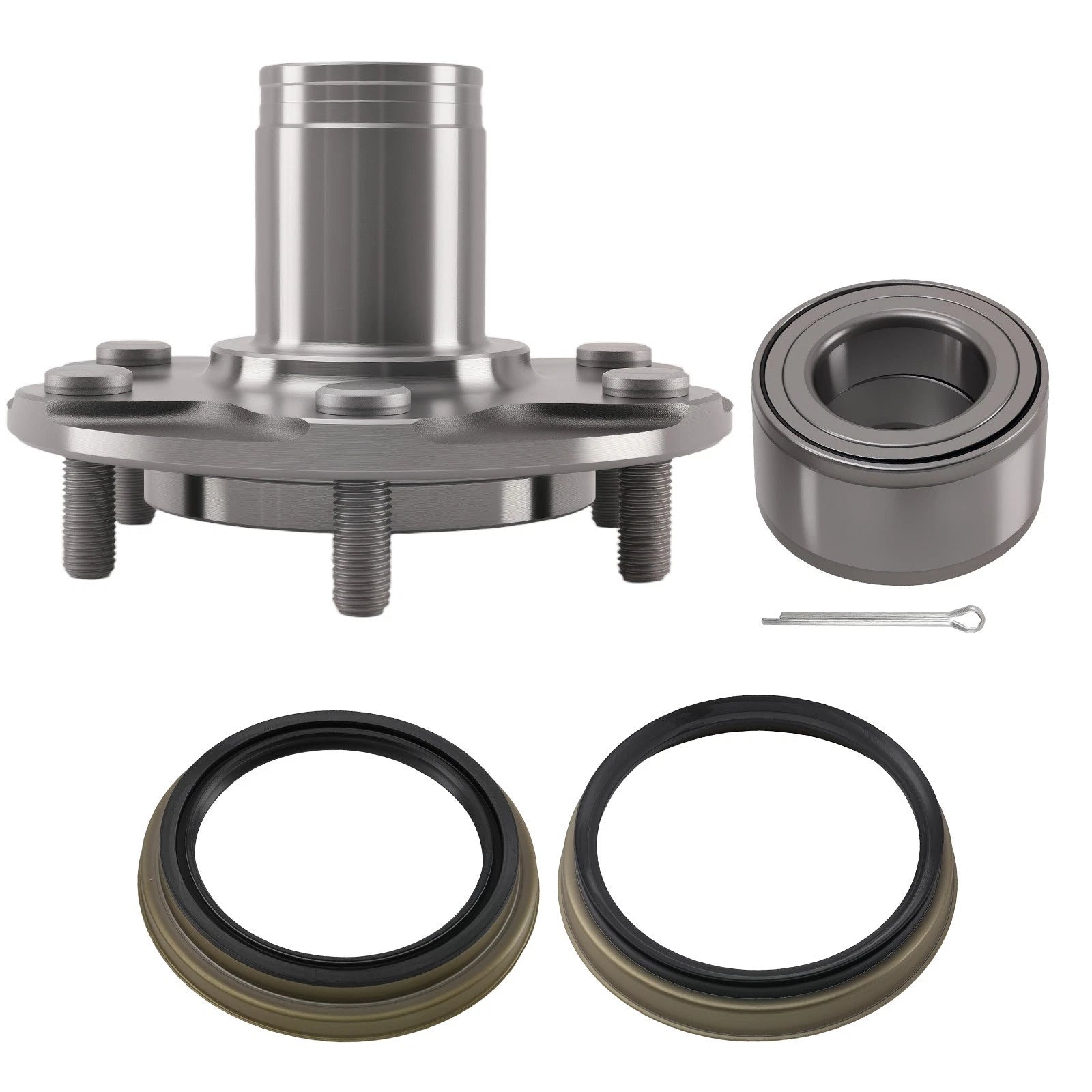 Set of 2 Front LH RH Wheel Bearing Hub Kit for Toyota Sequoia Tundra (2000–2007) 517011