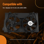Cooling Fan Assembly for Mazda CX-5 (2013–2016) PE0115210 5+7 Blades