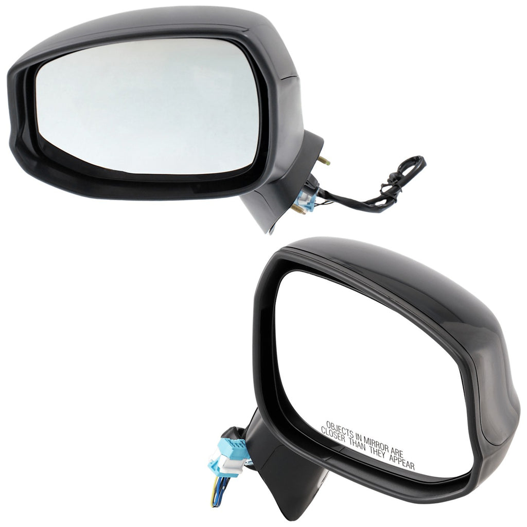 Set of 2 Heated Mirrors for Coupe Sedan