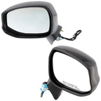 Set of 2 Heated Mirrors for Coupe Sedan