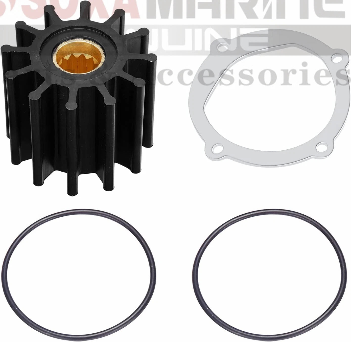 Raw Sea Water Pump Impeller Kit 18-3306 for Johnson 09-812B Indmar 119773-42600