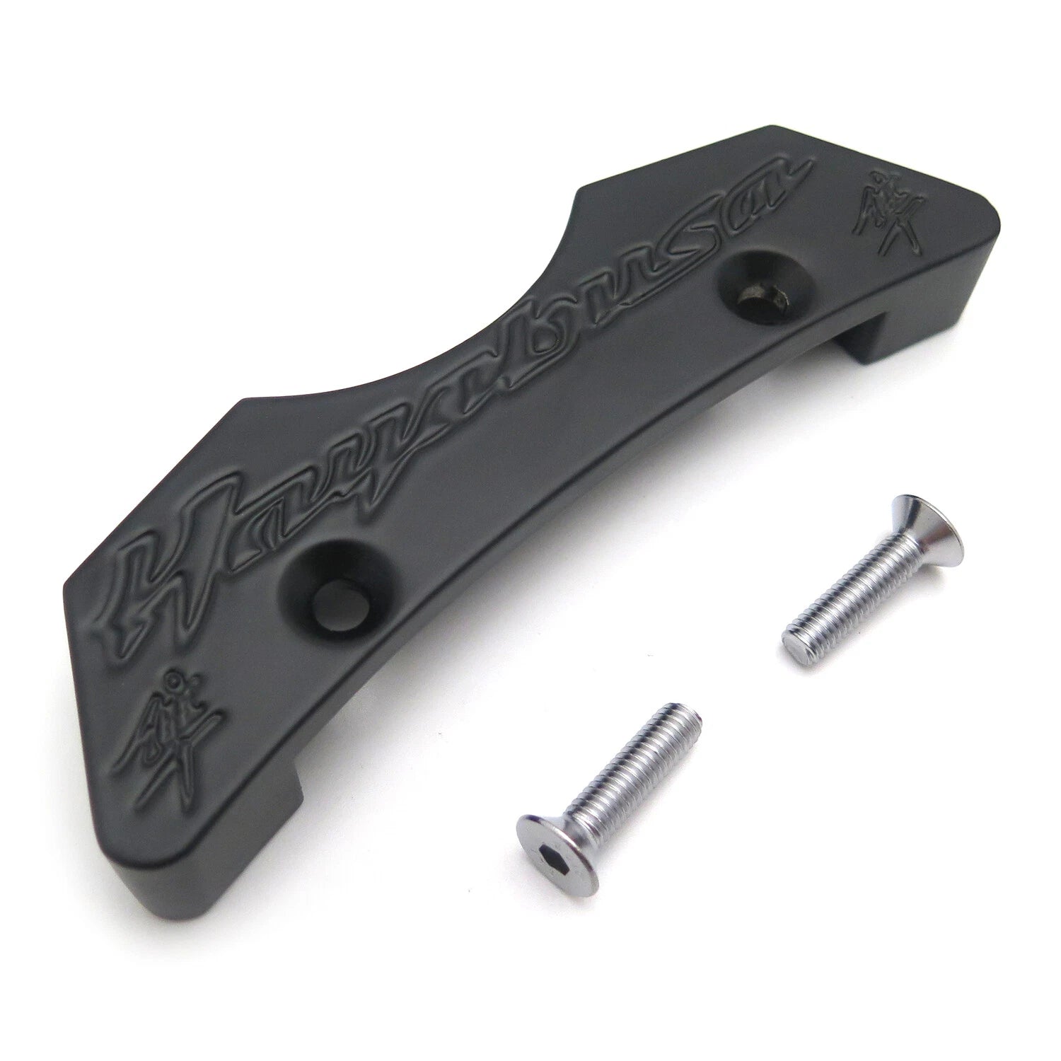 Black Billet Aluminum Fuel Tank Pads Center Cover for Suzuki Hayabusa (1997–2014)