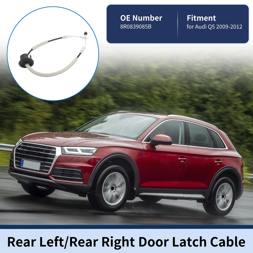 Door Latch Cable No.8R0839085B for Audi Q5 (2009–2012) Rear