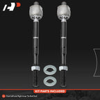 2X Front Inner Tie Rod Ends for Chevy Tracker Suzuki Vitara (1999-2004)