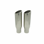 Dual Exhaust Kit 2.5" for Ford F-Series (1973–1979) - Cherry Bomb Salute, Corner Exit, RC Tips