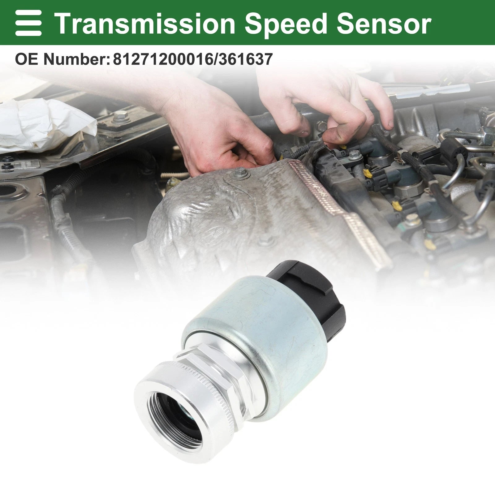 1 Pc Transmission Speed Sensor No.81271200016 for Mercedes-Benz LK/LN2 (1984–1998)