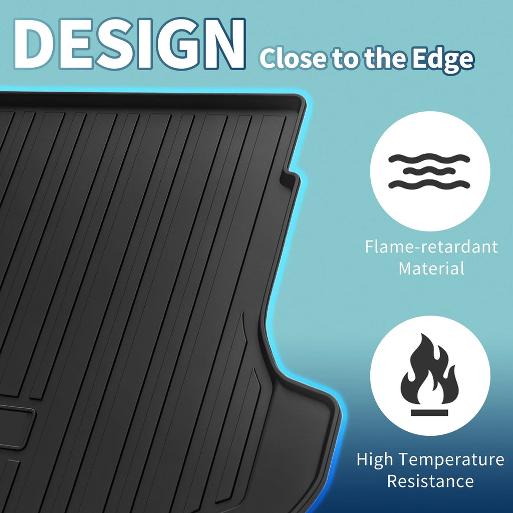 Flat Face Cargo Liner Rear Trunk Mat for Honda CR-V (2007–2011) TPE