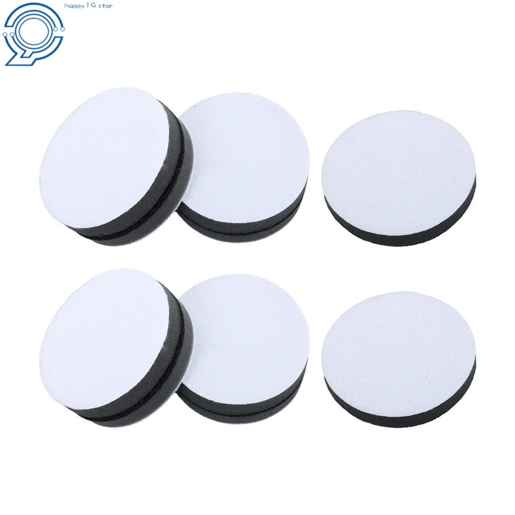 Set of 10 Soft Foam Interface Sponge Pads for Hook & Loop Backing