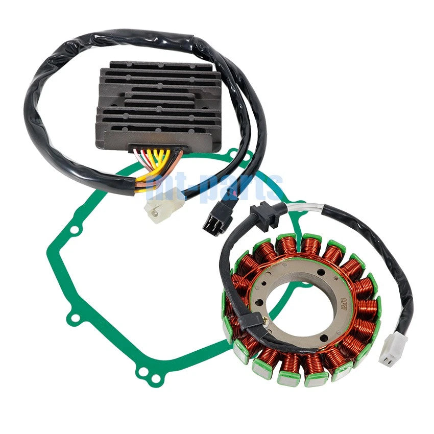 Stator Coil + Regulator + Gasket for Kawasaki VN1500 Vulcan 1500 (2002–2003)