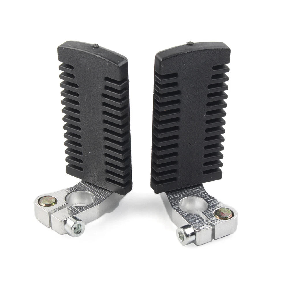 Foot Pegs Rest Pedals w/ Clamps for 43cc 47cc 49cc Pocket Dirt Bike (No Year)