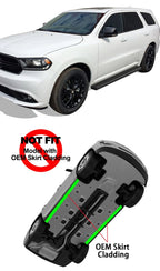 Running Boards for Dodge Durango (2011-2026) 5 Inch Matte Black