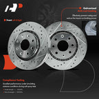 Front Drilled Brake Rotors for Chevrolet Aveo (2004-2011)