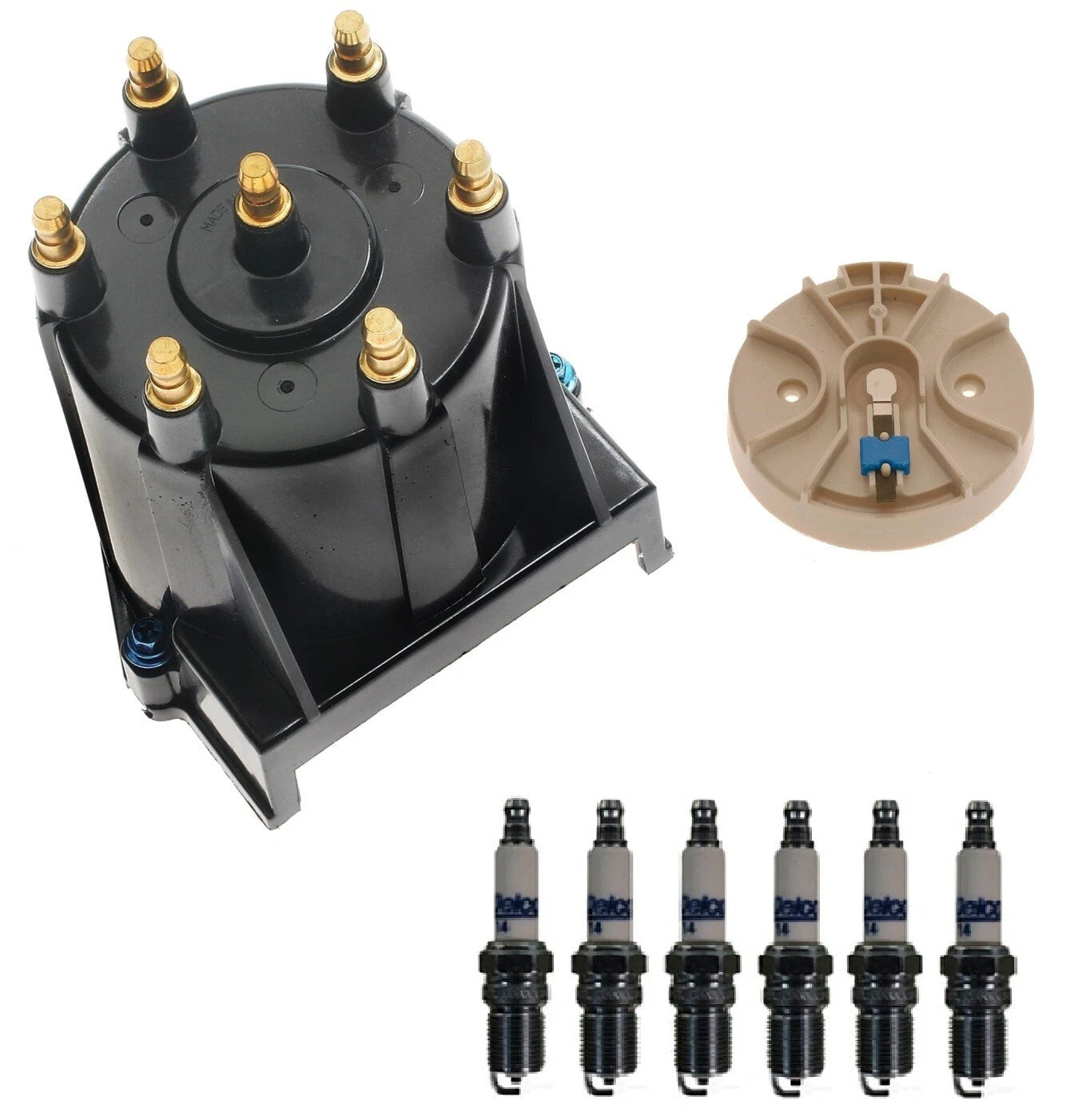 Distributor Rotor Cap & Spark Plugs Kit ACDelco for GMC Chevrolet (1996)