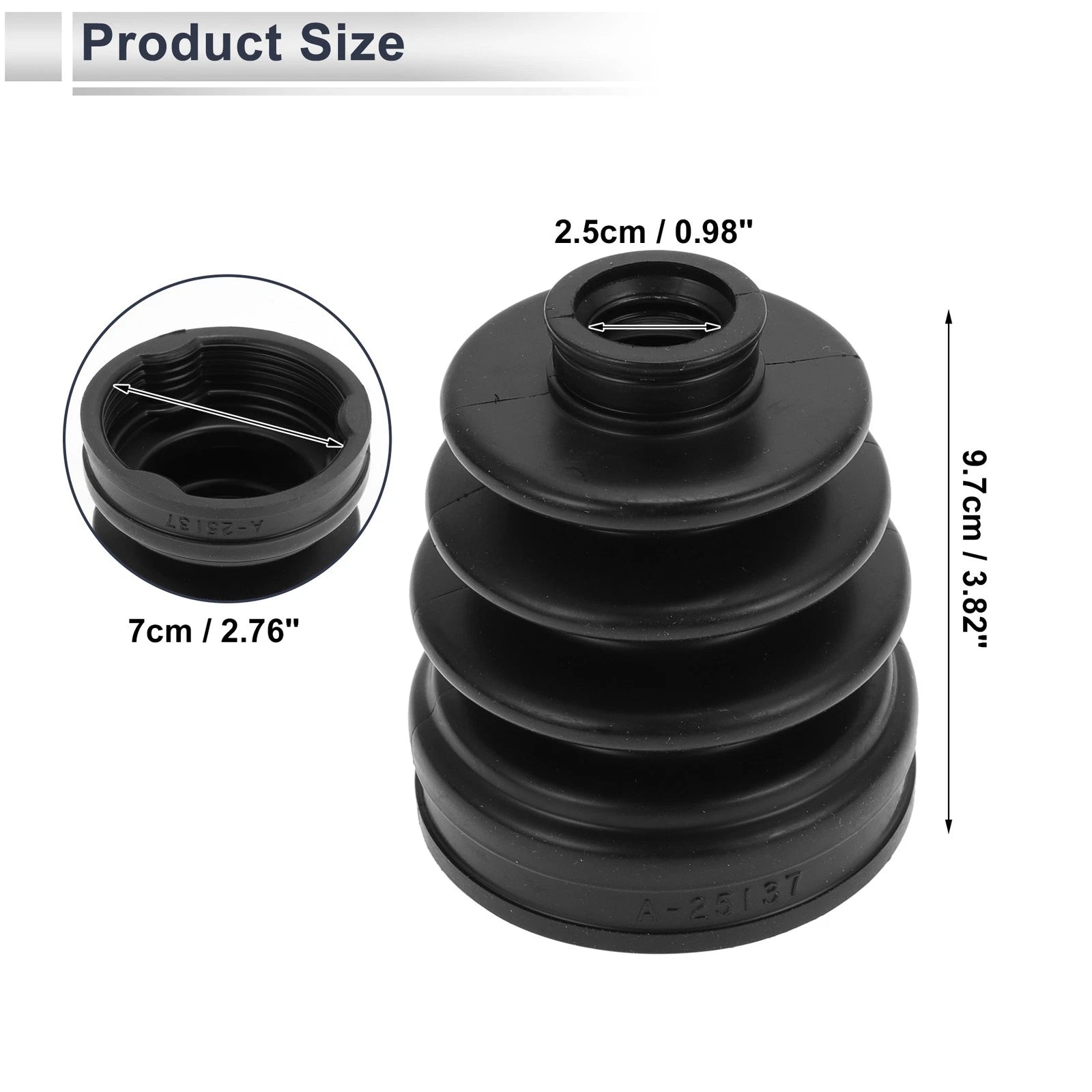 Inner CV Joint Boot Kit with Clamps for Subaru Impreza (2004–2007)