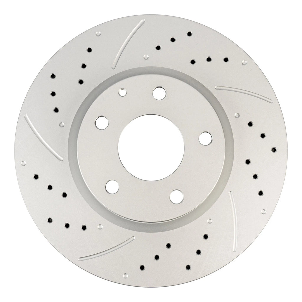2x Front Drilled Slotted Brake Rotors for Mazda CX-5 (2013–2015)
