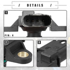 Black Engine Oil Pressure Sensor for BMW X6 335i (2009-2013)