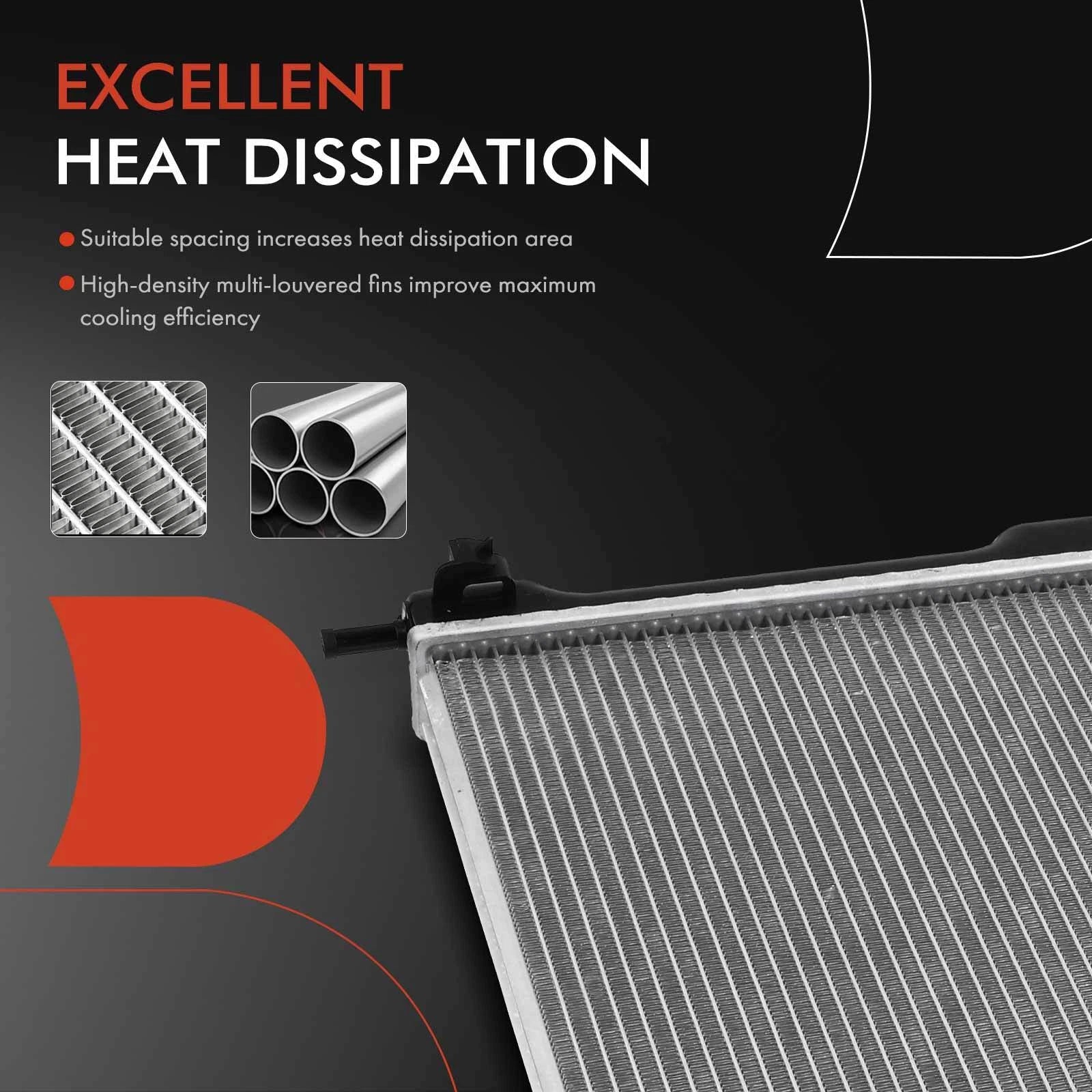 Radiator for Chevrolet Equinox Pontiac Torrent GMC Terrain (2005–2022)