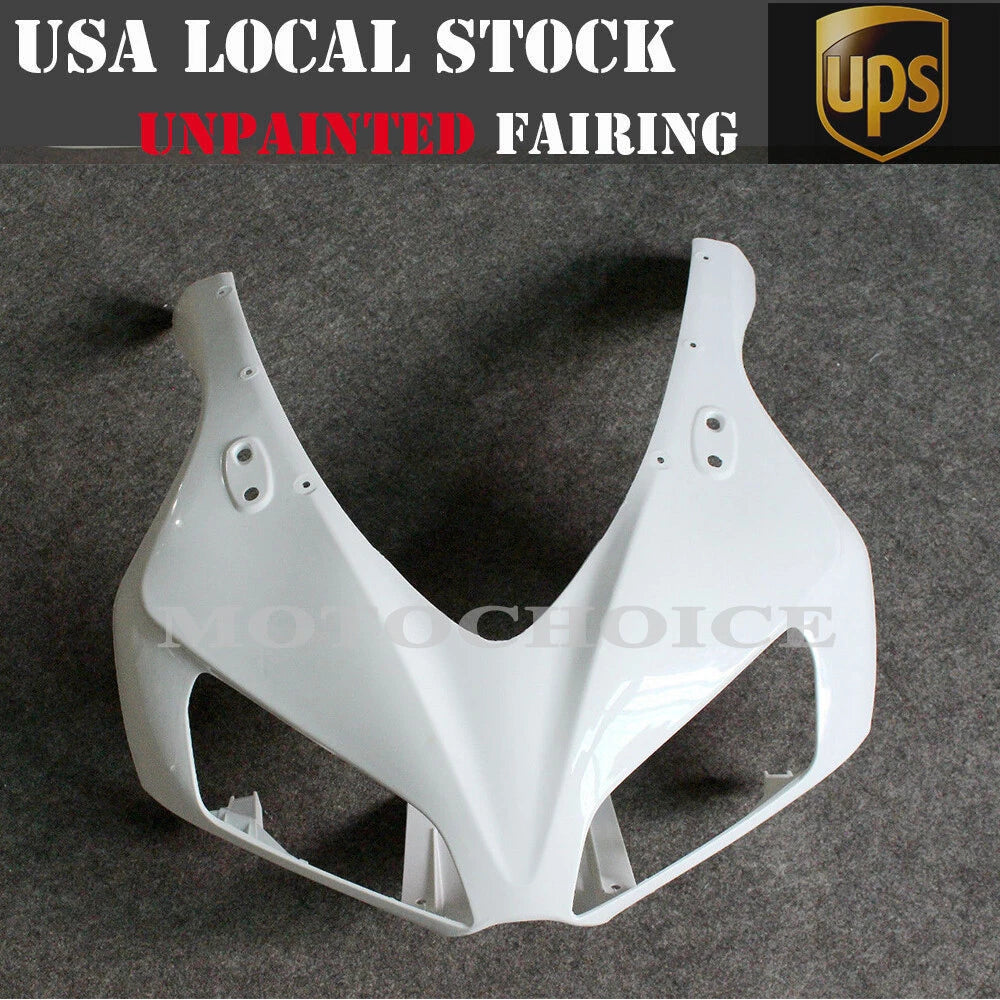 Upper Front Nose Fairing Cowl for Honda CBR1000RR (2006–2007) Unpainted White