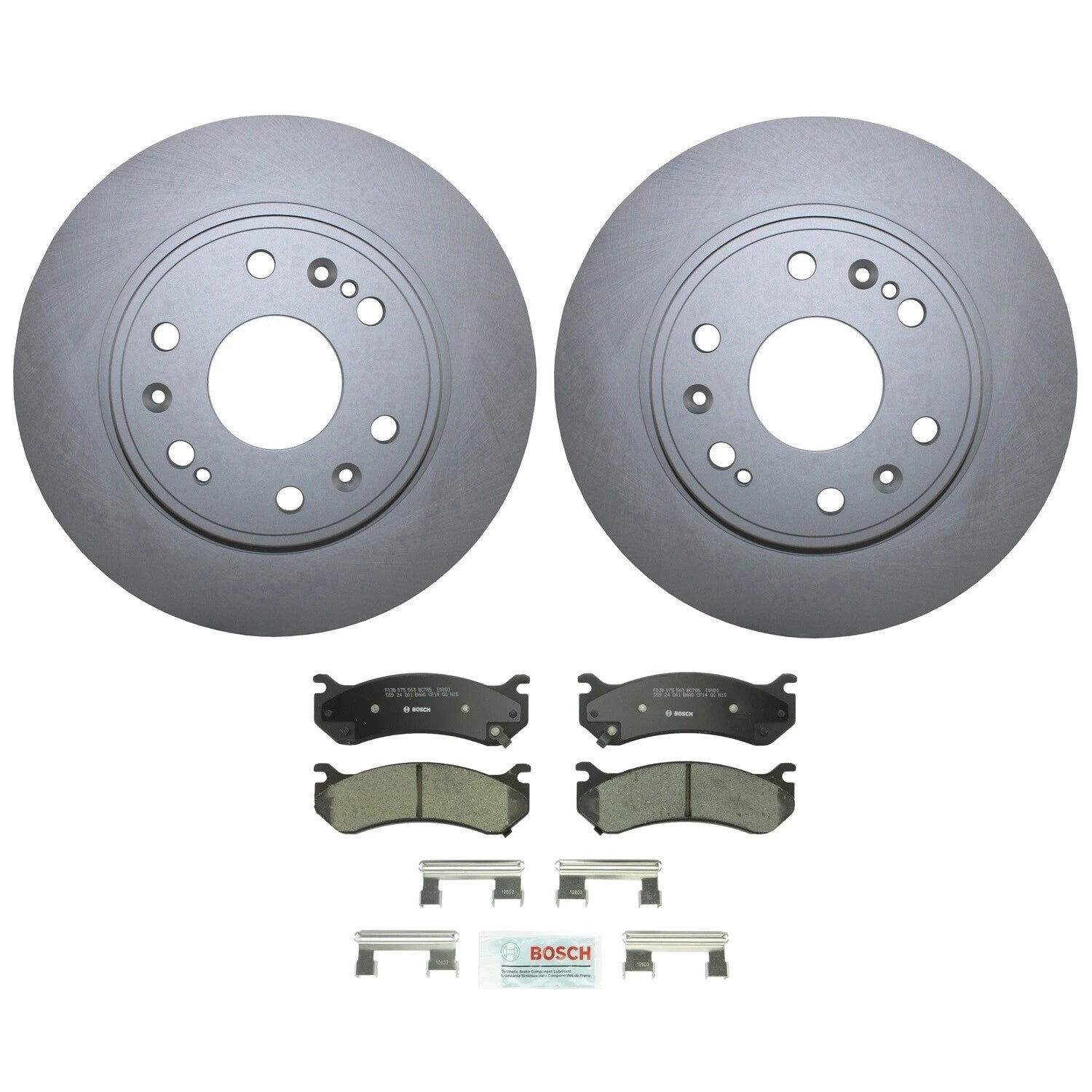 Front Brake Kit 330mm Disc Rotors & Bosch Pads for Silverado Sierra 1500 (2007–2018)