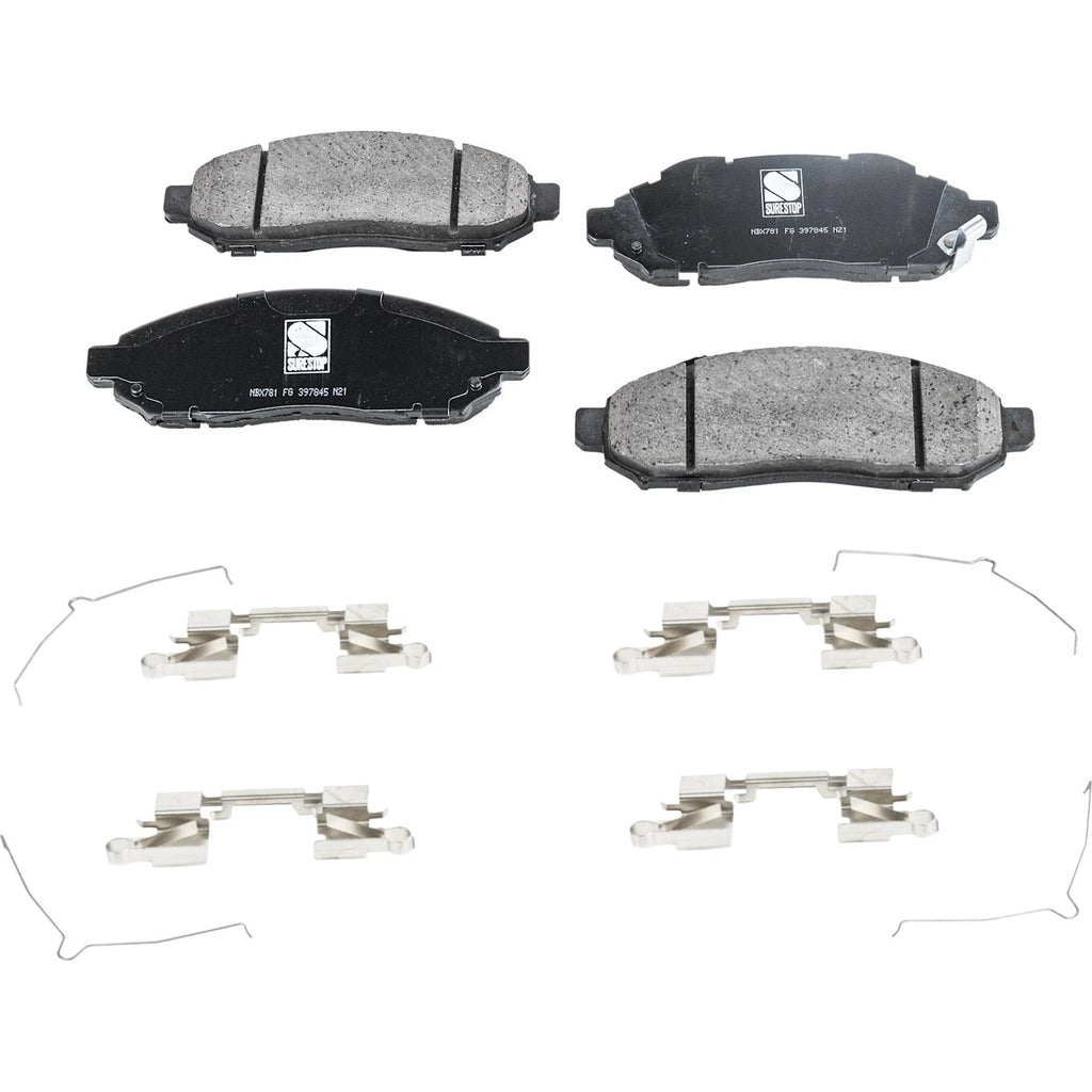 Front Brake Disc Rotors and Pads Kit for Nissan Frontier Xterra Pathfinder (2005–2012)