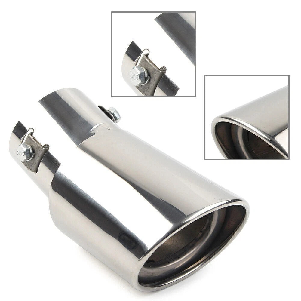 Stainless Steel Rear Exhaust Pipe Tail Muffler Tip for