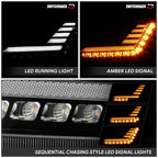Sequential Projector Full LED Headlight for Peterbilt 579 (2022–2025)