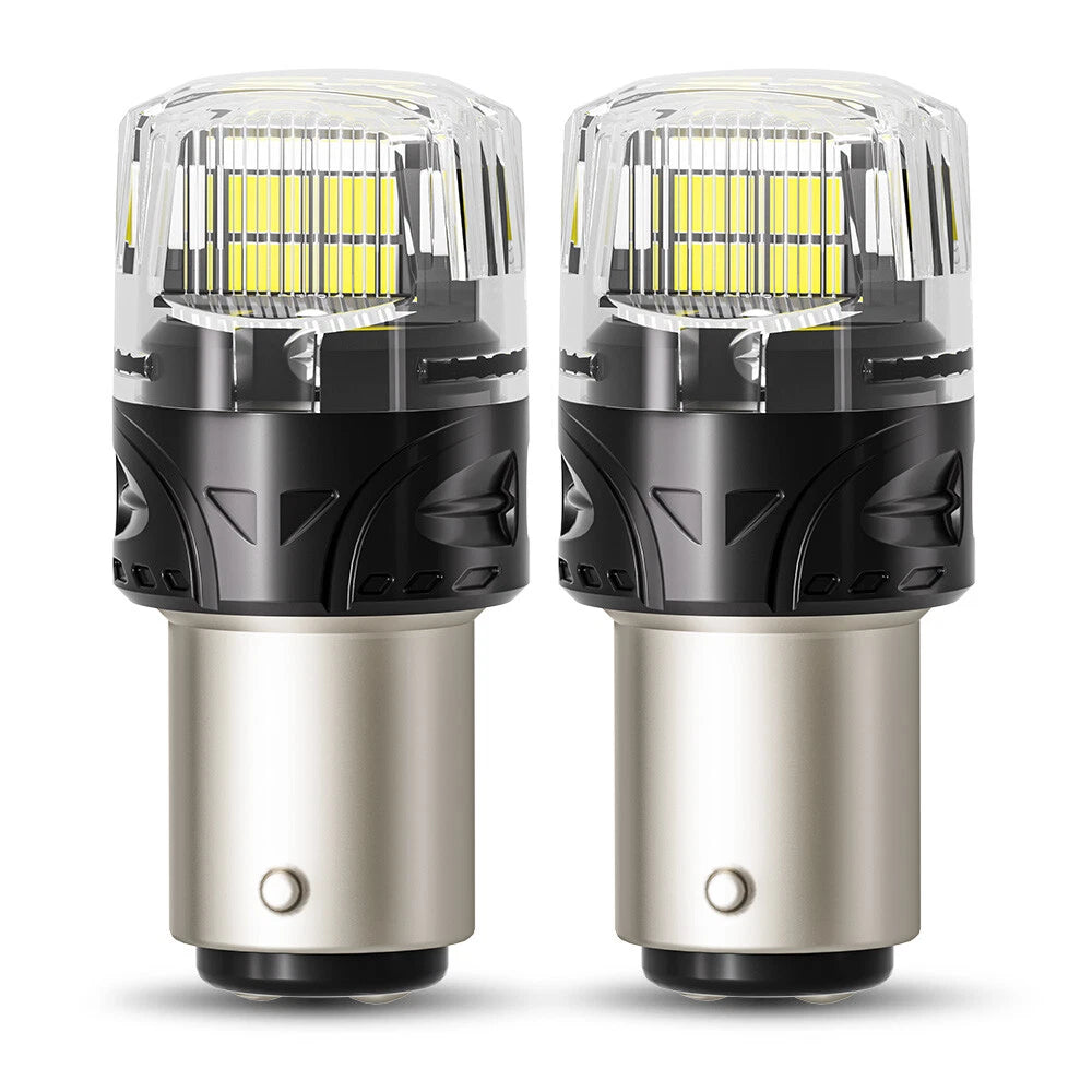 2X LED Tail Brake Stop Reverse Parking Turn Signal Bulb for Make Model