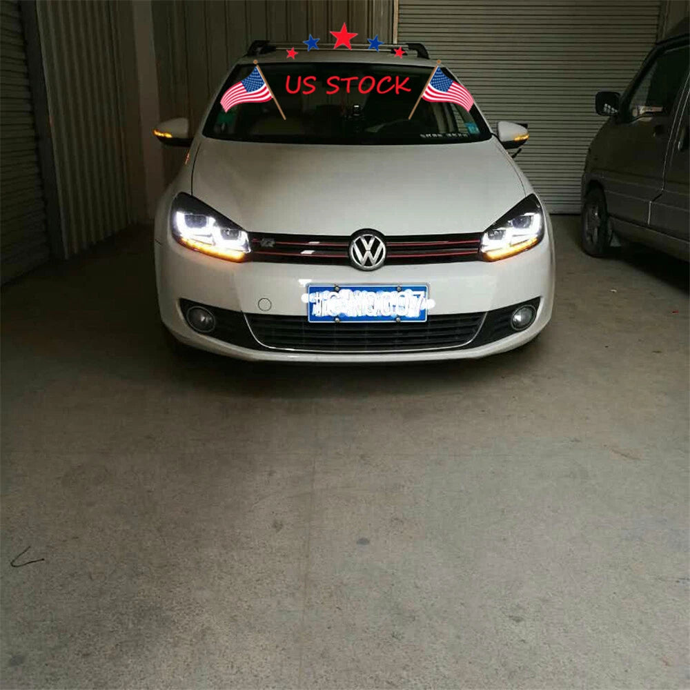 LED Headlights for VW Golf 6 GTI MK6 (2010–2014) DRL Upgrade