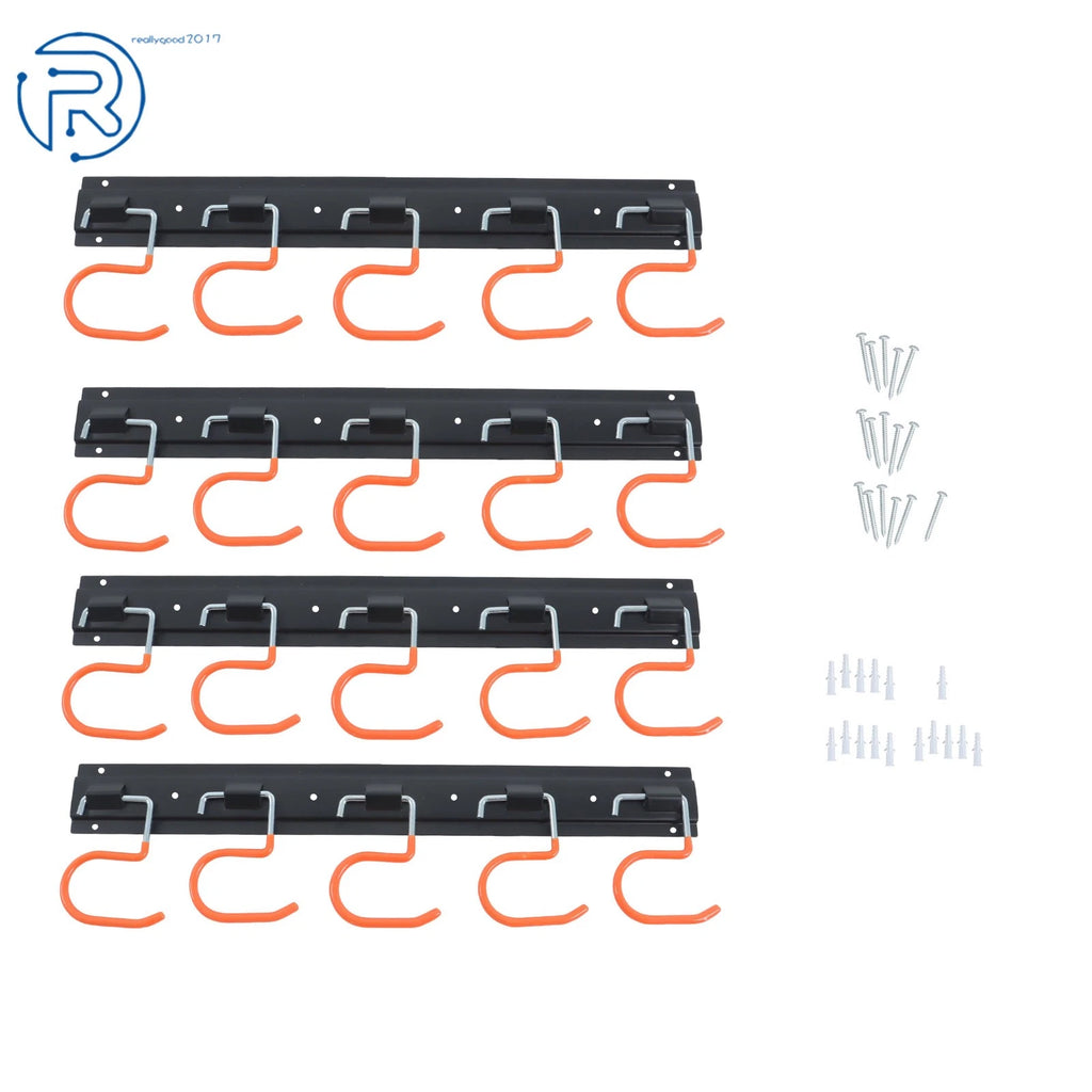 Wall Mount Hooks for Garage Tool Organizer (68")