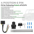 Ignition Key Switch Harness Pigtail Kit for Polaris ACE 325/500/570/900 (2016–2019)
