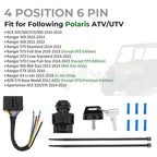 Ignition Key Switch Harness Pigtail Kit for Polaris ACE 325/500/570/900 (2016–2019)