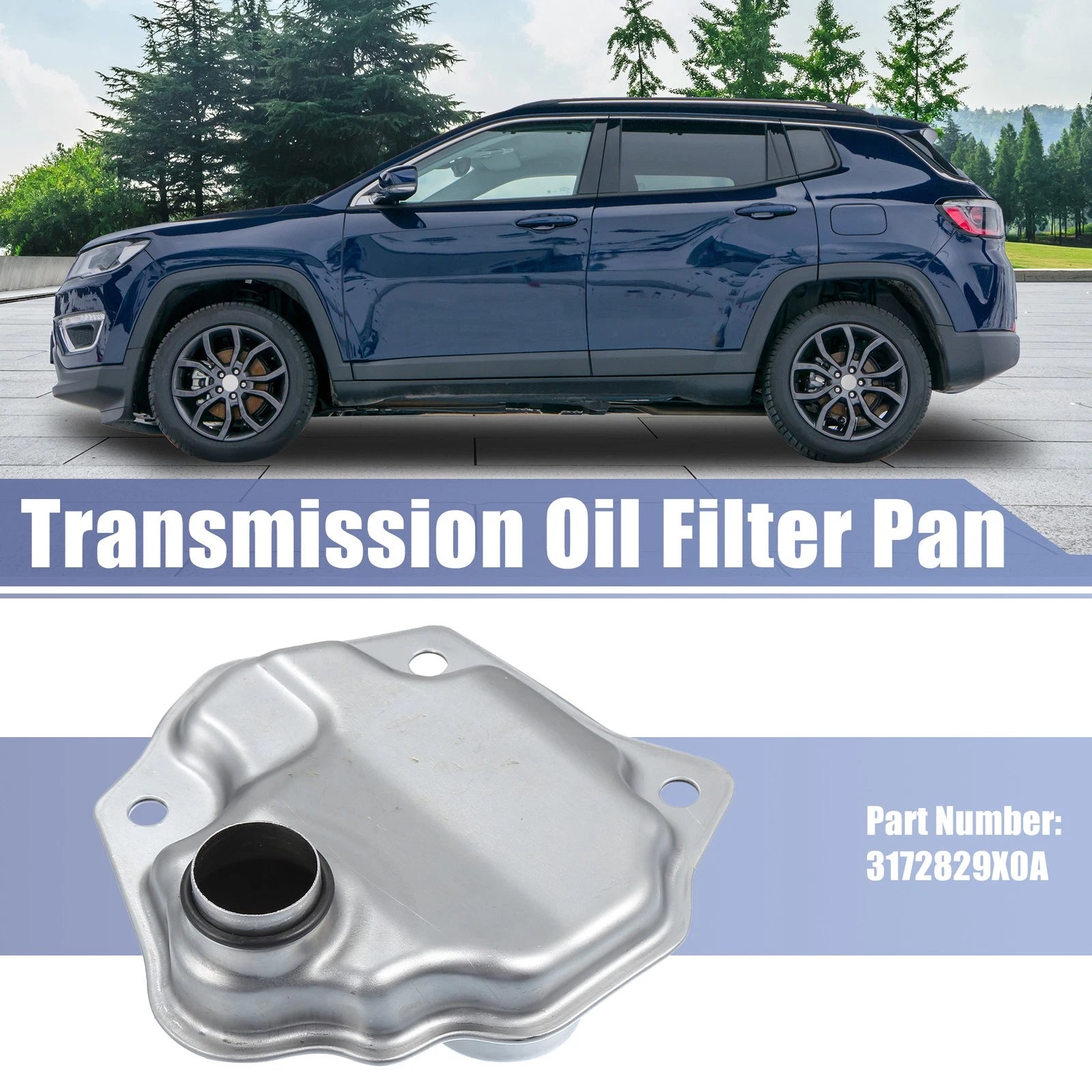 Transmission Filter Oil Pan for Nissan Altima (2013–2016) 3172829X0A