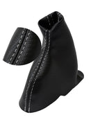 E Brake Boot for Acura TSX (2004–2008) Carbon Fiber White Stitch