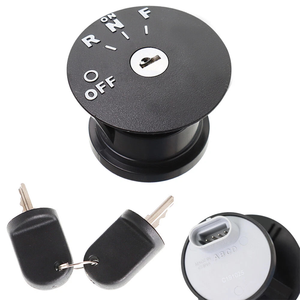 Ignition Key Switch for EZGO RXV Electric Golf Cart (2008-Up)