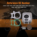 74mm Big Bore Cylinder Piston Gasket Top End Set for Honda Recon 250 (2002–2022)
