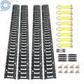 Set of 30 E-Tracks with D-Rings, O-Rings & End Caps for Cargo