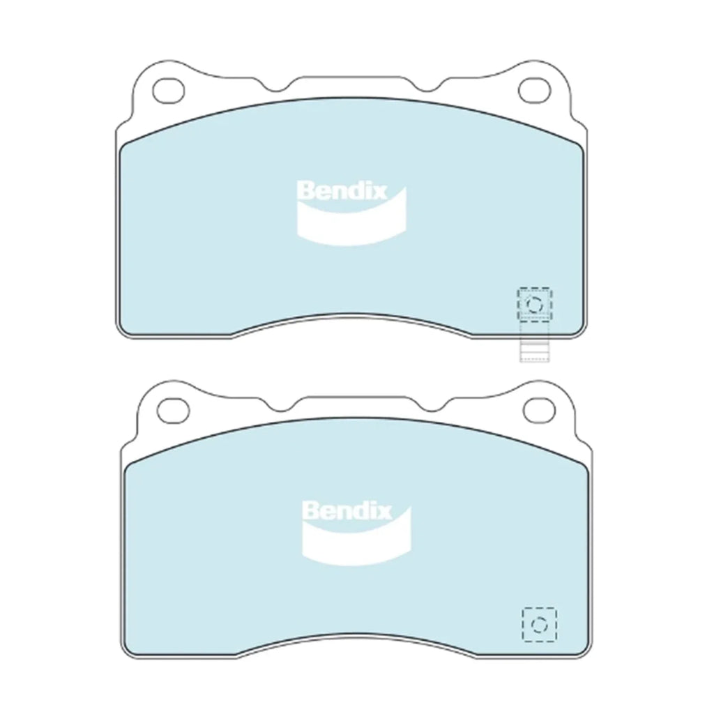 Front Brake Pads for Mitsubishi Lancer Evolution IX (2005 - 2007)