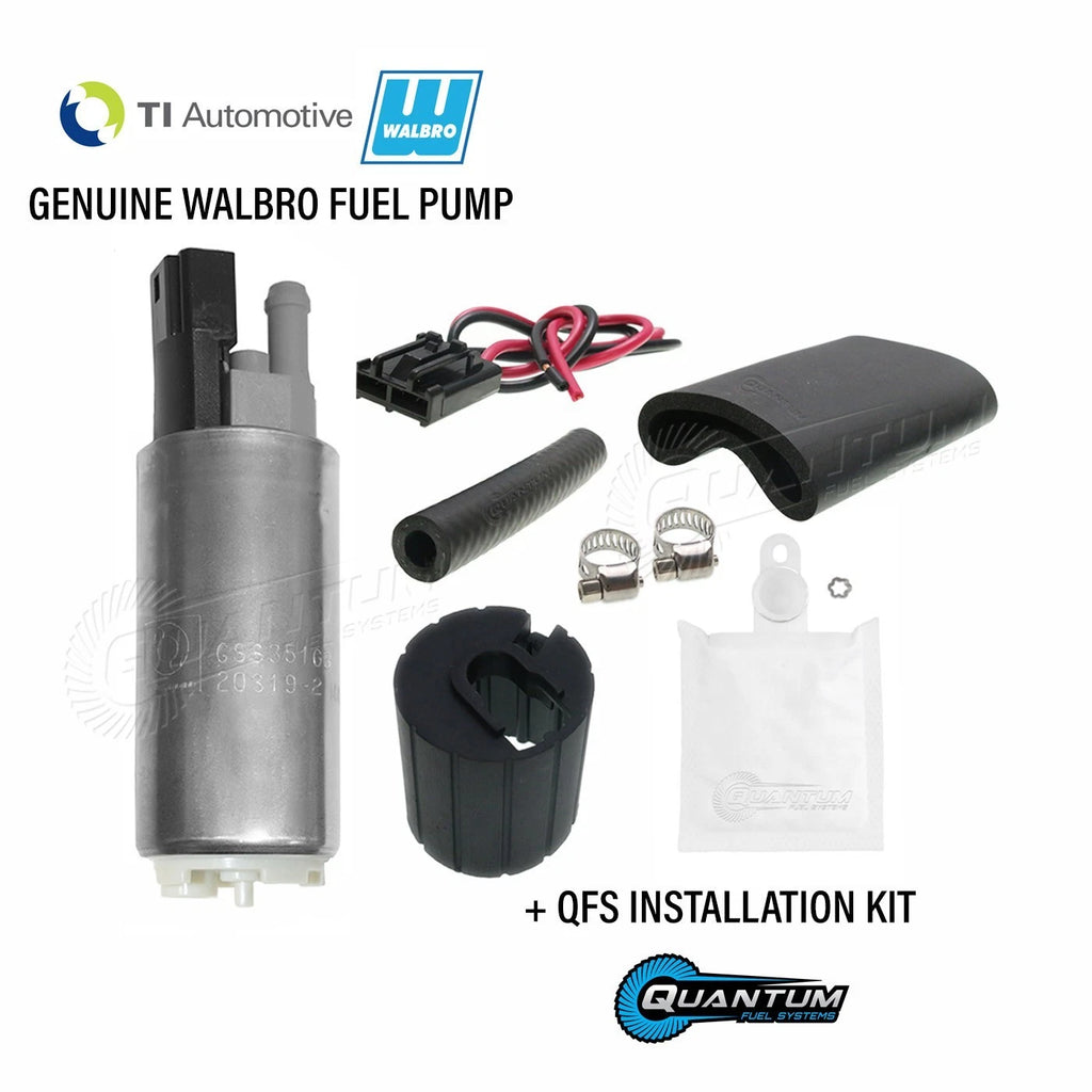 Genuine Walbro/TI 255LPH Intank Fuel Pump with QFS Install Kit for GSS341