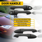 Set of 2 Exterior Door Handles for Ford Focus (2000â2007) Black