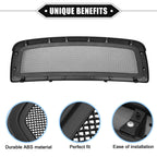 Front Grille Assembly for Dodge Ram 1500 (2009–2010) Matte Black