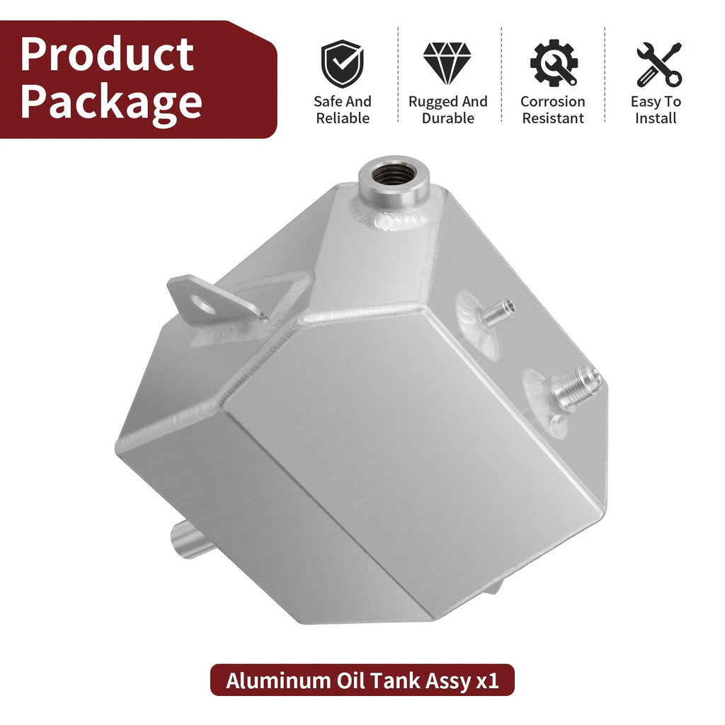 Aluminum Oil Tank Cooler Reservoir for Yamaha Raptor 660R YFM660R/SE (2001–2005)